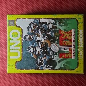 Super Bowl LIX EAGLES UNO Card Game **limited Edition**